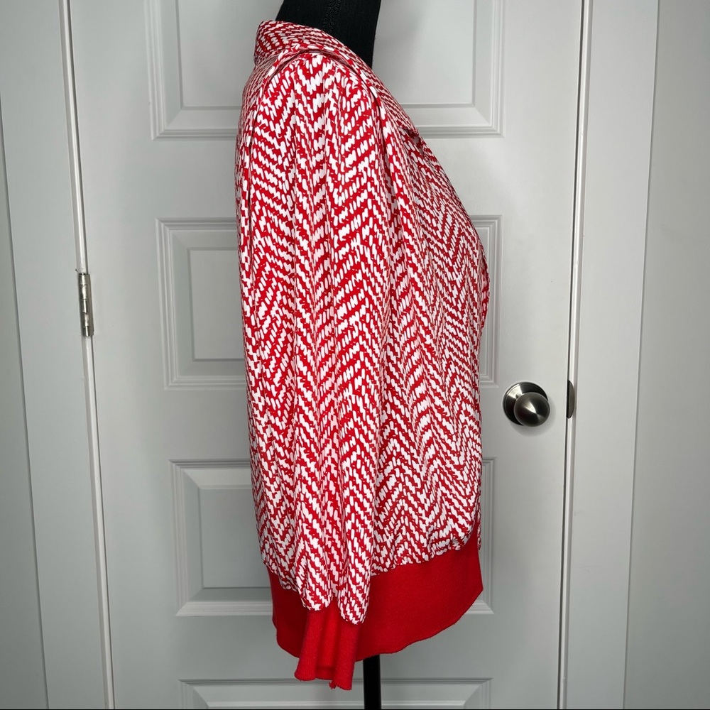 Vintage DG California Red and White Blouse - Picture 7 of 10